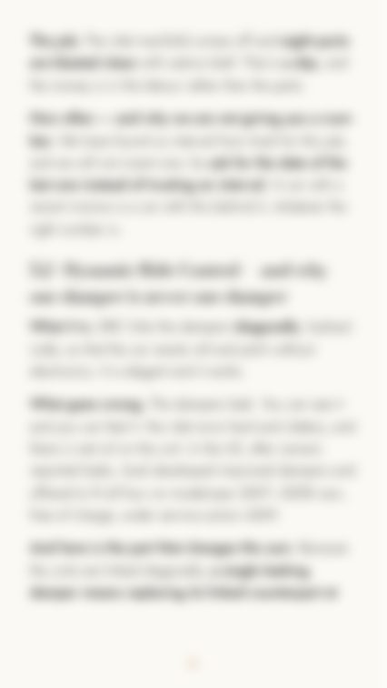A page of the Audi RS 4 B7 guide on a phone